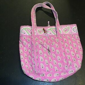 Vera Bradley Pink Paisley Tote